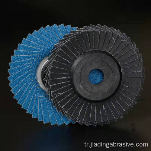 mavi kanatlı disk aşındırıcı kanatlı tekerlek